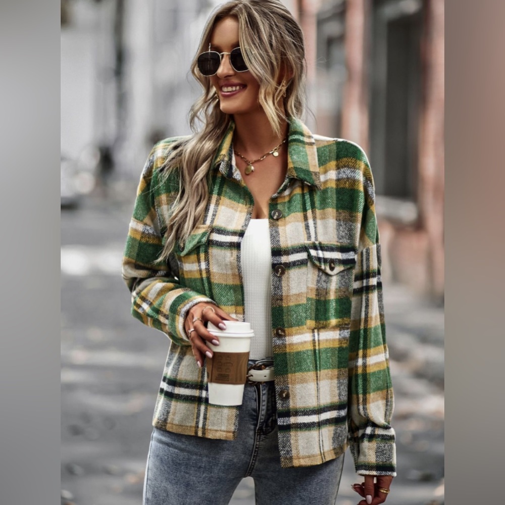 Royal + Reese Kai Plaid Shacket